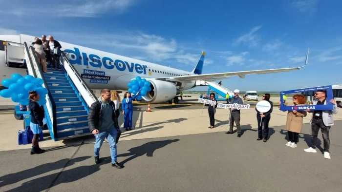 Новата германска авиокомпания Discover Airlines започва да лети до Бургас