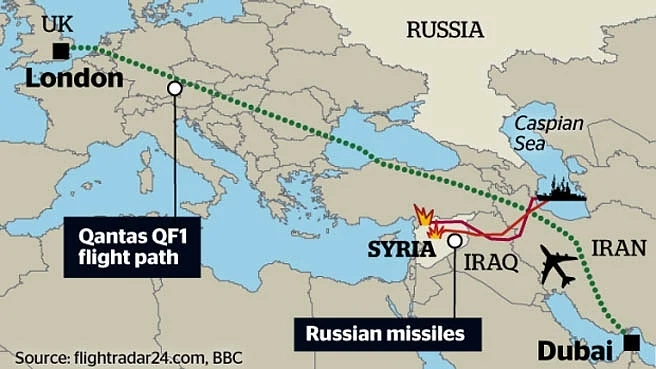 Авиокомпании предупредени от риска за крилати ракети над Иран