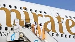 Новият самолет Airbus A380 на „Емирейтс“