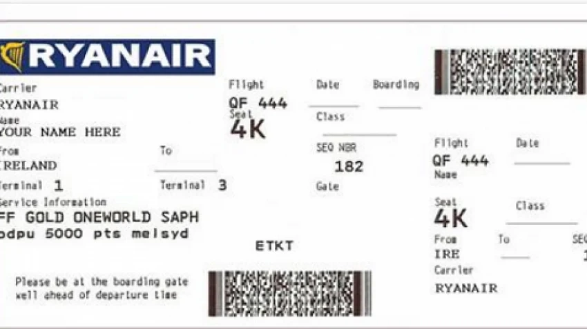 Авиокомпания Ryanair с фалшиво съобщение за безплатни самолетни билети