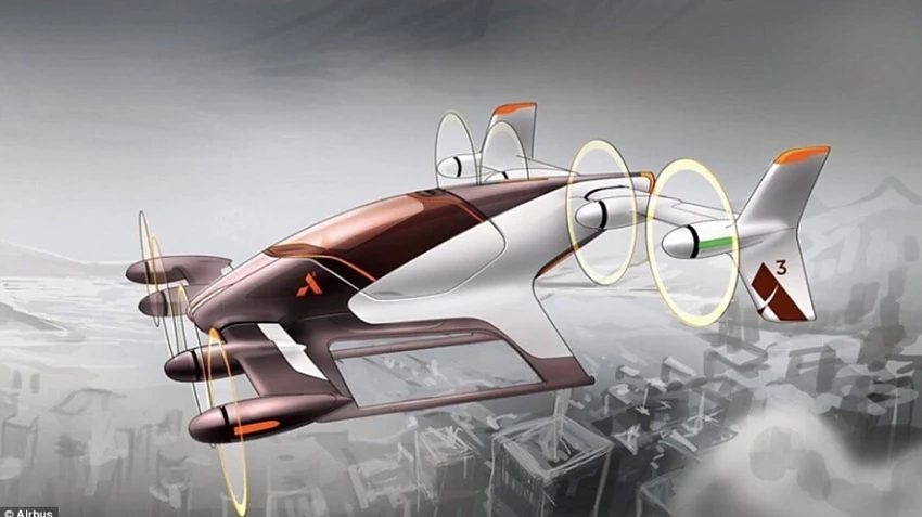Airbus тества летящо такси в Сингапур