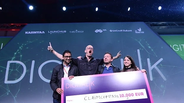 Компанията ClaimCompass е победител в състезанието на DigitalK 2017