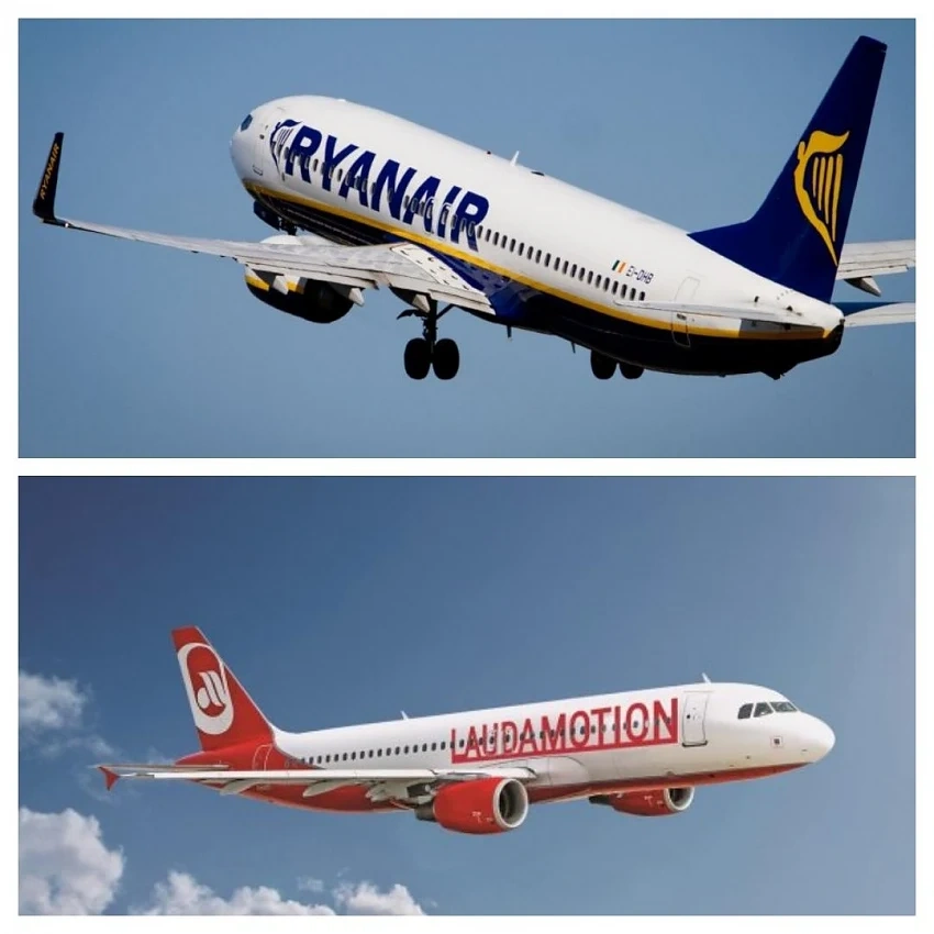 Ryanair вече е собственик на Laudamotion