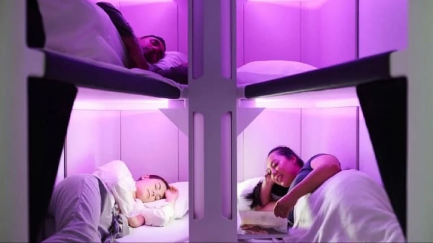 Air New Zealand представи спални места в икономична класа