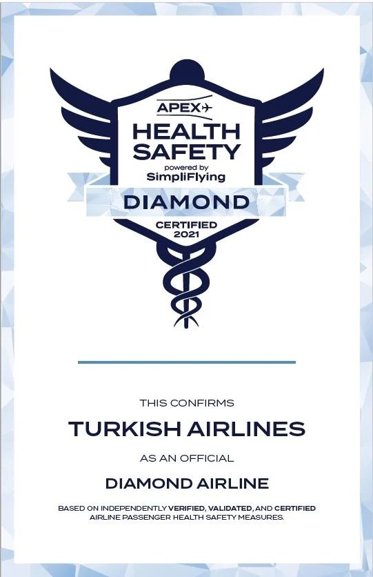 Turkish Airlines получи най-високото отличие за безопасност на APEX