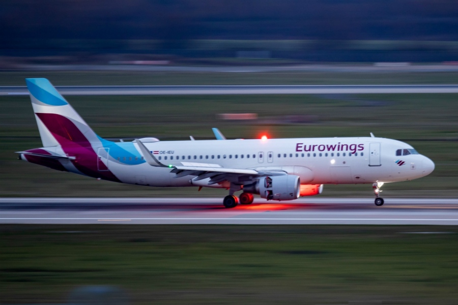 Авиокомпанията Eurowings отчете 700% скок в резервациите за Майорка