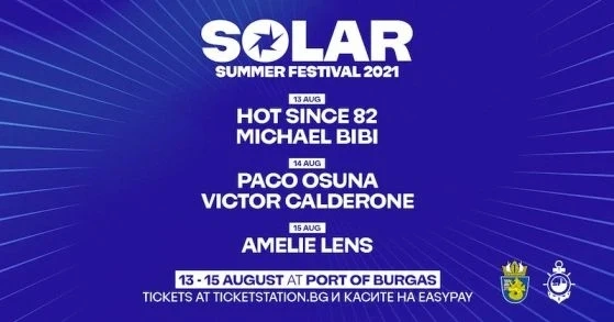 SOLAR Summer превзема Бургас с 5 от най-популярните диджеи в света