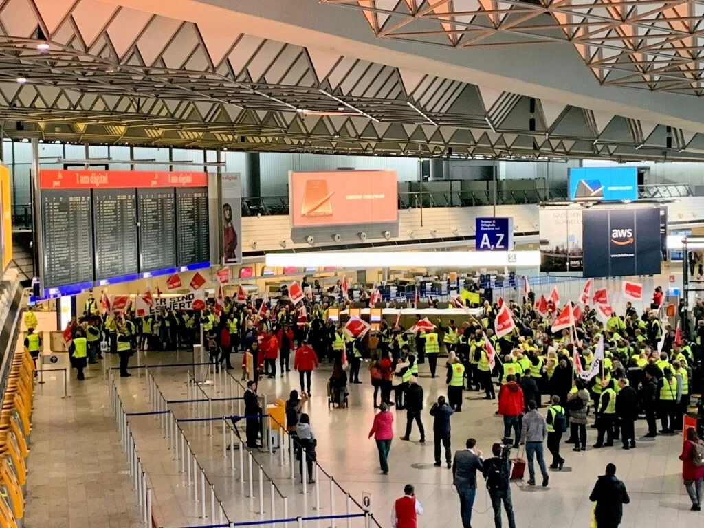 Стачка блокира летищата в Германия