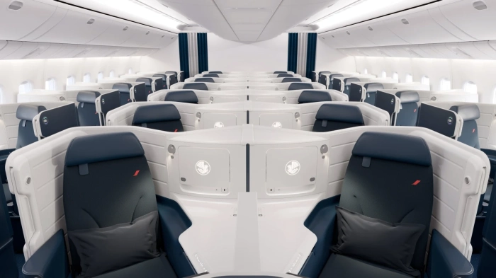 Air France представи новата си кабина в бизнес класа