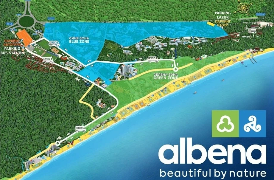 Курортът Албена вдига цените за паркиране