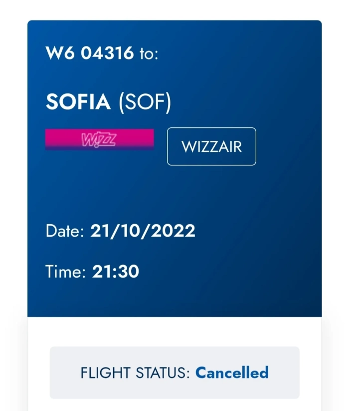 Wizz Air остави 70 българи в Рим до понеделник