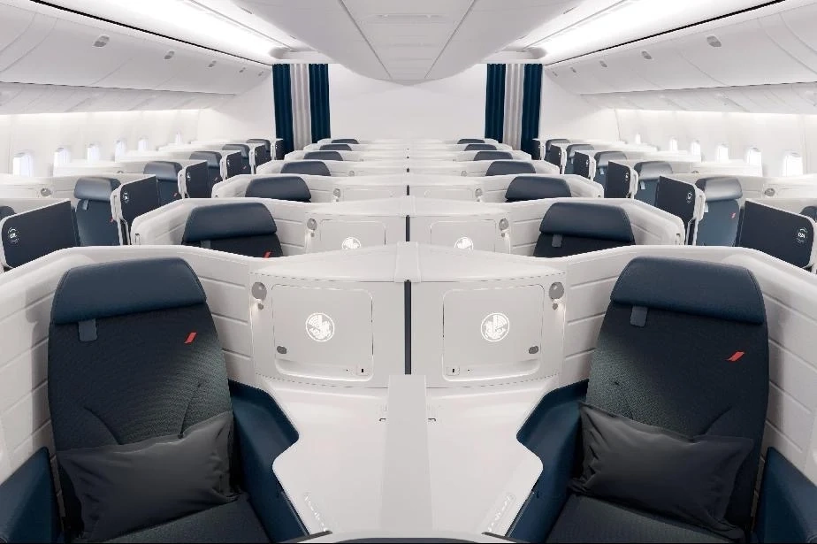 Air France представи новите си самолетни кабини