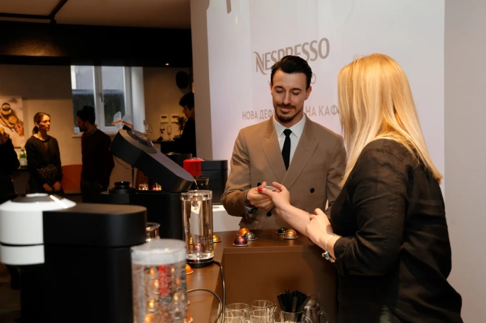 NESPRESSO  представи новата системата за кафе VERTUO в България