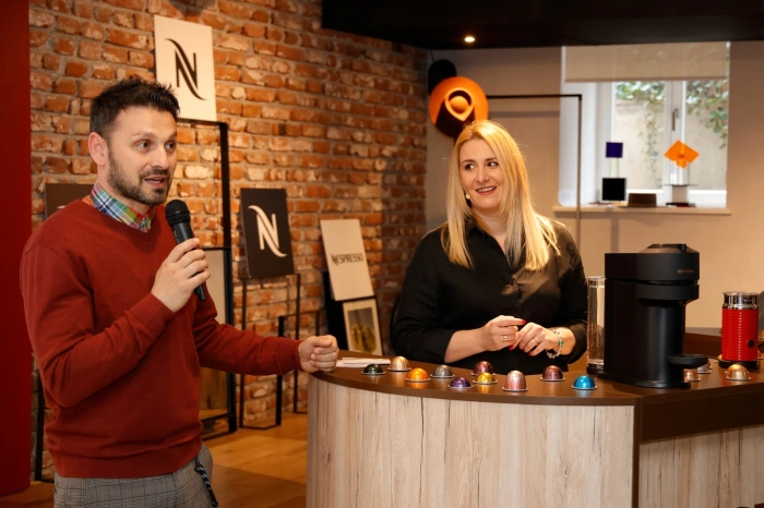 NESPRESSO  представи новата системата за кафе VERTUO в България