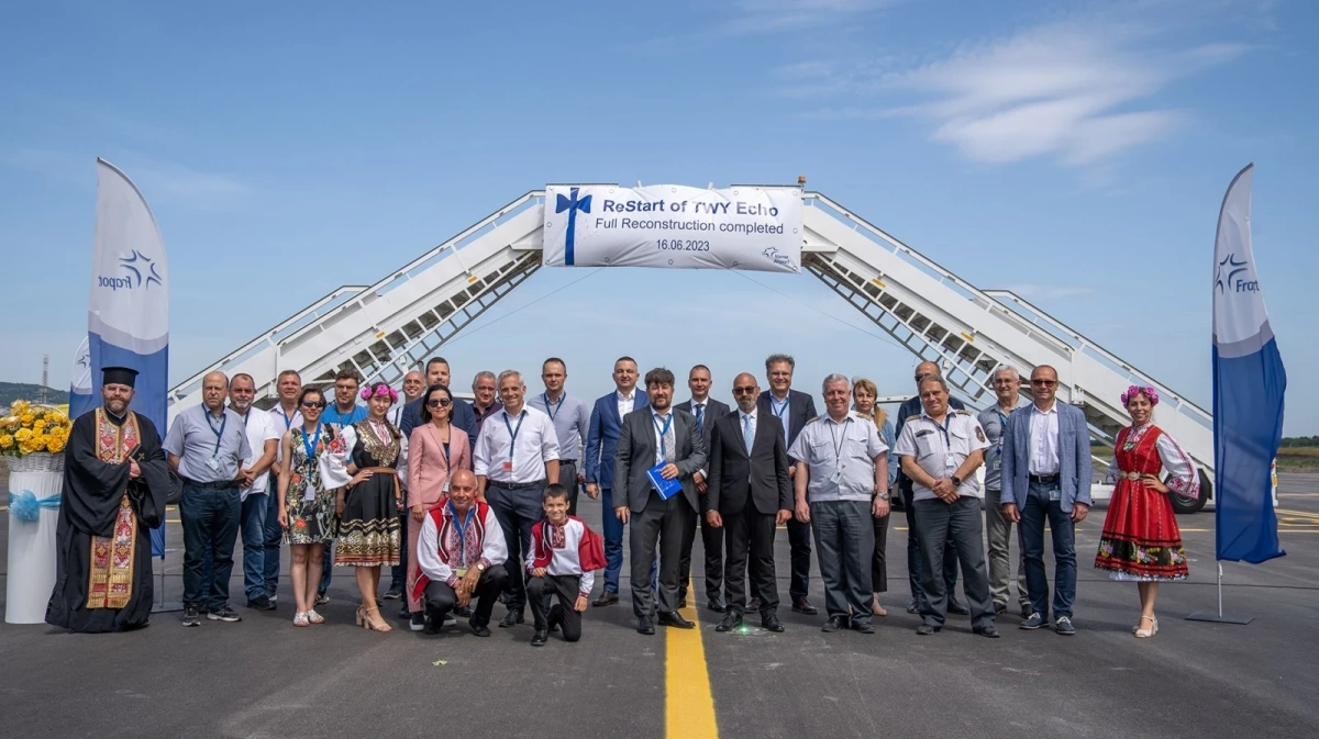 Летище Варна откри напълно реновирана пътека за рулиране