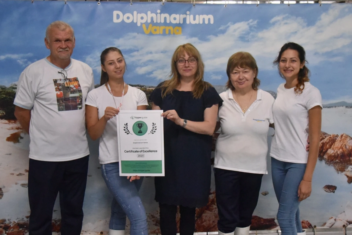 Делфинариум Варна получи сертификат за топ дестинация от британски пътеводител 