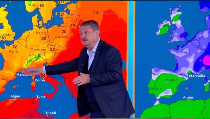 Проф. Рачев: Затопляне в петък, захлаждане през уикенда