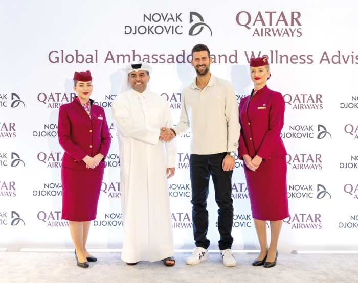 Новак Джокович стана глобален посланик на Qatar Airways 