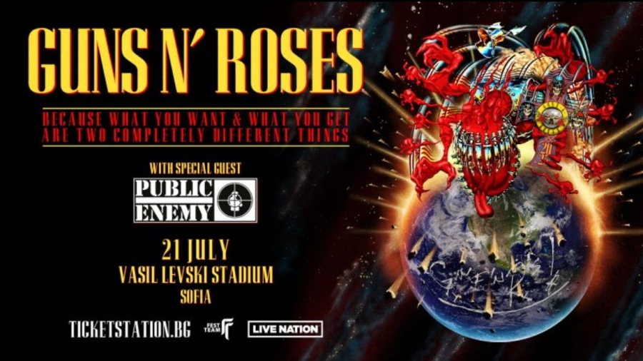 Легендите Guns N’ Roses идват в София на 21 юли