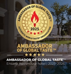 Ensana Aquahouse Health SPA Hotel с международно отличие AMBASSADOR OF GLOBAL TASTE™ за 2025/2026 г.