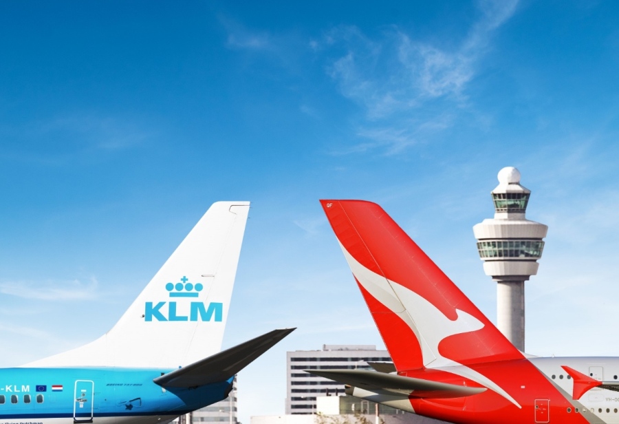 KLM и Qantas разширяват партньорство си