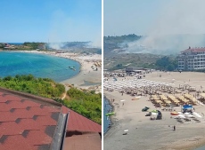 Гори плаж Нестинарка в Царево