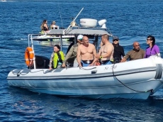 Радев се гмурна при потапянето на кораба Чавдар край Созопол