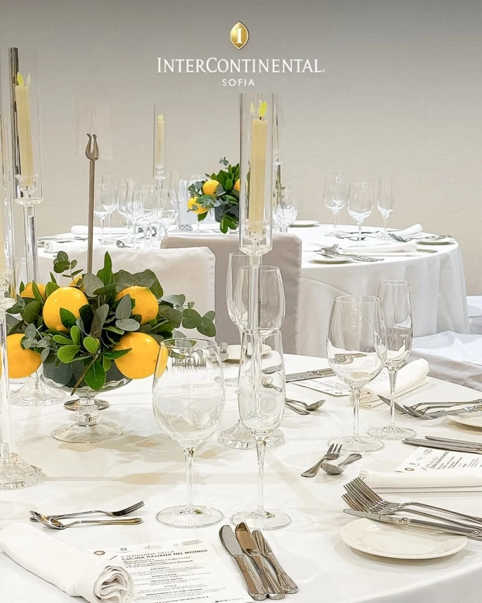 Лука Малакрида представи авторско меню в InterContinental Sofia