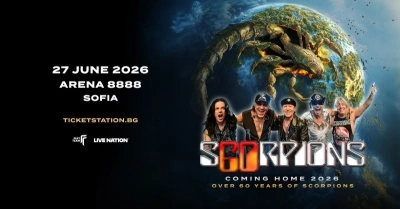 Scorpions с концерт в София на 27 юни