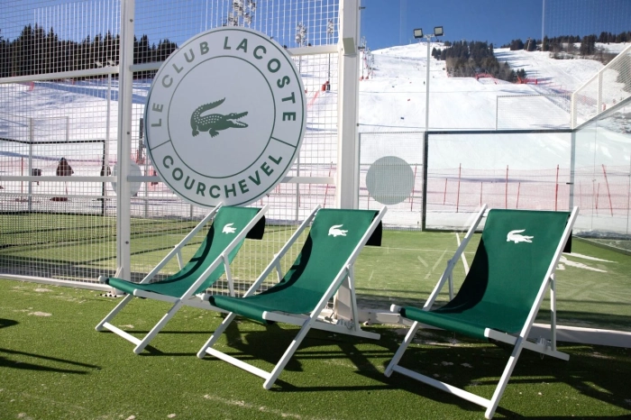 Новите кортове на Lacoste са забележителна атракция  в Куршевел