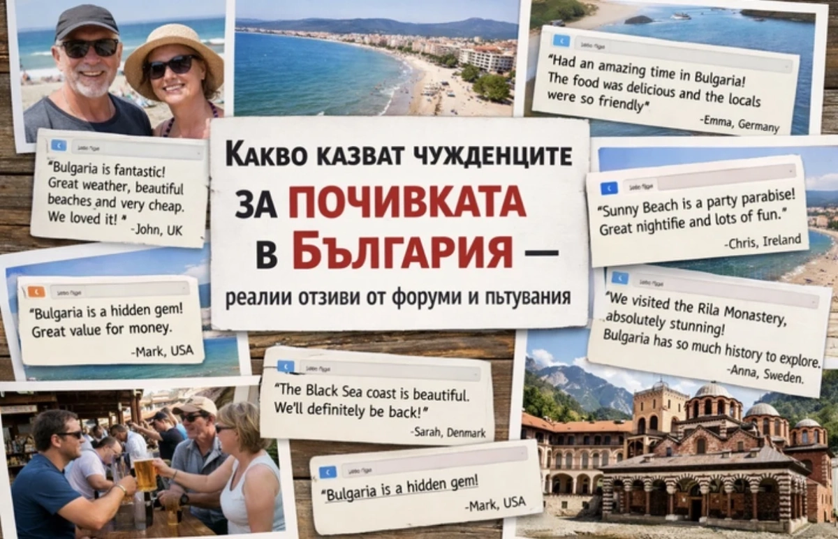 Какво казват чужденците за почивката в България?