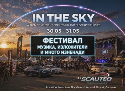 In The Sky - фестивал на електрически автомобили в Габрово