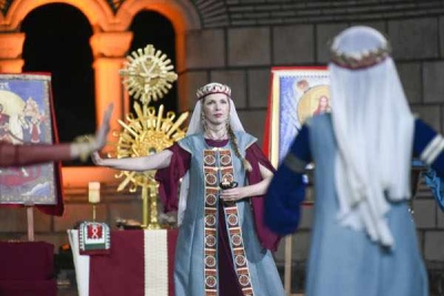 Интерактивният спектакъл Български Родов завет оживява отново в Царската базилика в Плиска
