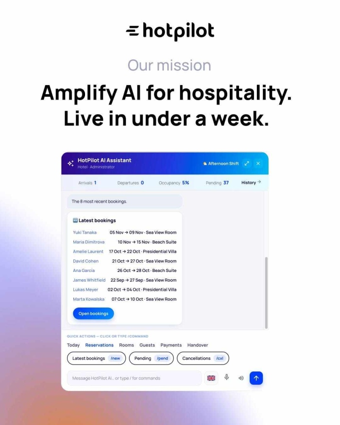 Български стартъп представя уникална AI платформа, която иска да промени начина, по който хотелите продават стаите си