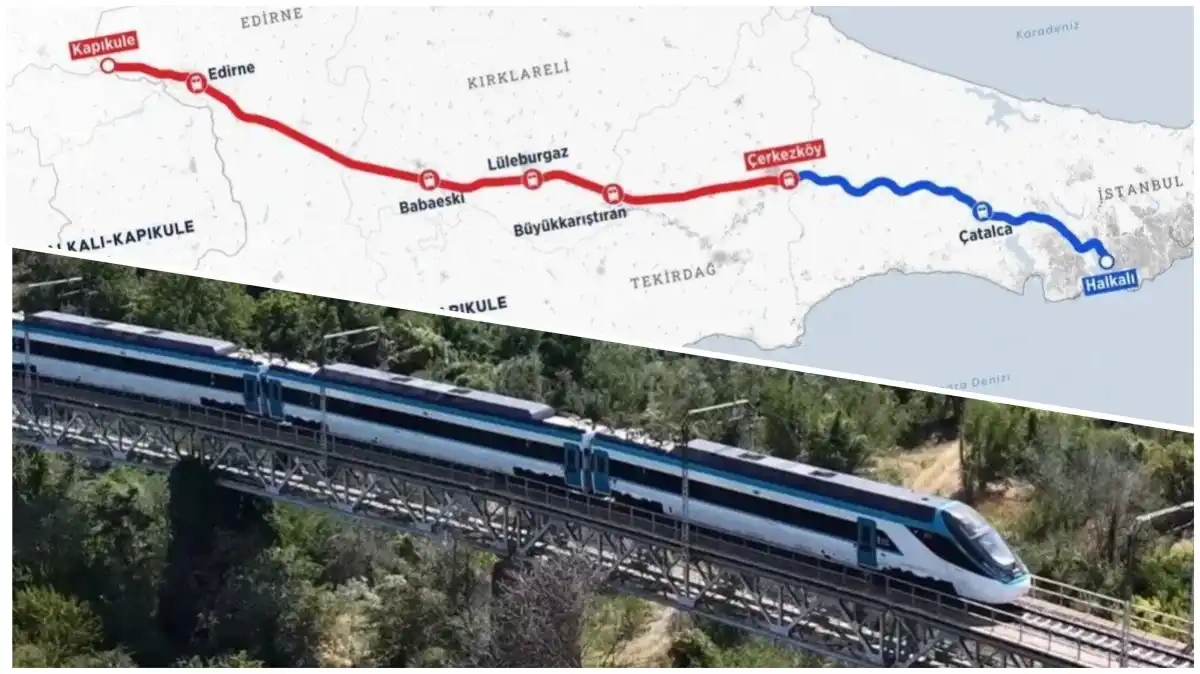 Високоскоростният влак от Истанбул стигна до границата с България